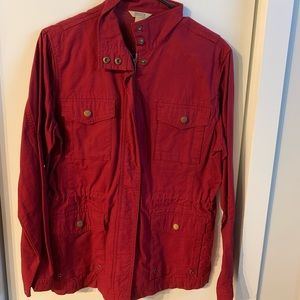 Red jacket